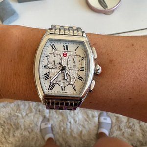 Michele – Women's Releve Swiss Quartz Bracelet Watch, 36mm x 35mm